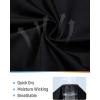 image:imagebaleaf Womens Long Sleeve Workout Tops Atheltic Cooling Shirts UPF 50 Soft Quick Dry Lightweight Running Gym Outdoor HikingBlack