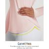 image:imagebaleaf Womens Long Sleeve Workout Tops Atheltic Cooling Shirts UPF 50 Soft Quick Dry Lightweight Running Gym Outdoor HikingPink