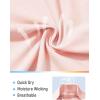 image:imagebaleaf Womens Long Sleeve Workout Tops Atheltic Cooling Shirts UPF 50 Soft Quick Dry Lightweight Running Gym Outdoor HikingPink