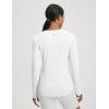 image:imagebaleaf Womens Long Sleeve Workout Tops Atheltic Cooling Shirts UPF 50 Soft Quick Dry Lightweight Running Gym Outdoor HikingWhite