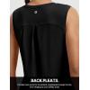 image:imagebaleaf Womens Sleeveless Athletic Tops Workout Tank Tops Running UPF 50 Breathable Lightweight Tennis Dry Loose FitBlack