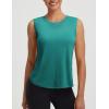 image:imagebaleaf Womens Sleeveless Athletic Tops Workout Tank Tops Running UPF 50 Breathable Lightweight Tennis Dry Loose FitGreen