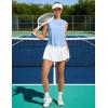 image:imagebaleaf Womens Sleeveless Athletic Tops Workout Tank Tops Running UPF 50 Breathable Lightweight Tennis Dry Loose FitLight Blue