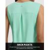 image:imagebaleaf Womens Sleeveless Athletic Tops Workout Tank Tops Running UPF 50 Breathable Lightweight Tennis Dry Loose FitLight Green