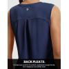 image:imagebaleaf Womens Sleeveless Athletic Tops Workout Tank Tops Running UPF 50 Breathable Lightweight Tennis Dry Loose FitNavy Blue