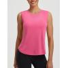 image:imagebaleaf Womens Sleeveless Athletic Tops Workout Tank Tops Running UPF 50 Breathable Lightweight Tennis Dry Loose FitPink