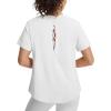 image:imageBALEAF Womens Short Sleeve Workout Shirts UPF 50 Open Back Tops Sun Protection Athletic Yoga TShirtsStar White