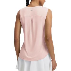 image:imagebaleaf Womens Sleeveless Athletic Tops Workout Tank Tops Running UPF 50 Breathable Lightweight Tennis Dry Loose FitLight Pink