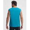 image:imagebaleaf Mens Sleeveless Shirts Gym Workout Tank Tops Swim Muscle T Shirt Quick Dry Sun Protection UPF 50 Athletic SportAqua Blue