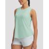 image:imagebaleaf Womens Cooling Workout Tank Tops Quick Dry Loose Fit Athletic Tops Sleeveless Shirts UPF50 Lightweight Running GymLight Green