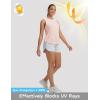 image:imagebaleaf Womens Cooling Workout Tank Tops Quick Dry Loose Fit Athletic Tops Sleeveless Shirts UPF50 Lightweight Running GymLight Pink