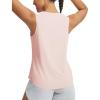 image:imagebaleaf Womens Cooling Workout Tank Tops Quick Dry Loose Fit Athletic Tops Sleeveless Shirts UPF50 Lightweight Running GymLight Pink