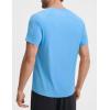 image:imagebaleaf Mens Cooling Workout Shirts Short Sleeve Running Athletic TShirts UPF 50 Sun Protection Quick Dry Moisture WickingBlue