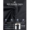 image:imagebaleaf Mens Long Sleeve Sun Shirts with Pocket 14 Zip Hiking Running Quick Dry Lightweight Rash Guard UV Outdoor ShirtBlack