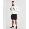 image:imagebaleaf Mens Long Sleeve Sun Shirts with Pocket 14 Zip Hiking Running Quick Dry Lightweight Rash Guard UV Outdoor ShirtWhite