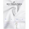 image:imagebaleaf Mens Long Sleeve Sun Shirts with Pocket 14 Zip Hiking Running Quick Dry Lightweight Rash Guard UV Outdoor ShirtWhite