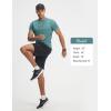 image:imagebaleaf Mens Sun Protection Shirts Short Sleeve TShirts Swim Rash Guard Hiking Running SPF UPF 50 UV LightweightHeather Dark Green