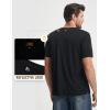 image:imagebaleaf Mens Sun Shirts with Pocket Short Sleeve T Shirts UPF 50 UV SPF Lightweight Quick Dry Hiking Fishing Rash GuardBlack