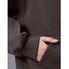 image:imagebaleaf Womens Loose Fleece lined Hooded SweatshirtDark Brown