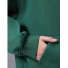 image:imagebaleaf Womens Loose Fleece lined Hooded SweatshirtDark Green