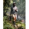 image:imagebaleaf Womens Sun Jackets No Insert Lightweight Hiking Hoodie UPF 50 Workout Mosquito Clothes Long Sleeve UV with 2 PocketsDark Gray