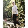 image:imagebaleaf Womens Sun Jackets No Insert Lightweight Hiking Hoodie UPF 50 Workout Mosquito Clothes Long Sleeve UV with 2 PocketsWhite