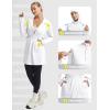 image:imagebaleaf Womens Sun Protection Long Jacket UPF 50 Hoodie Lightweight UV Rash Guard Cooling Cover Up SPF Swim Beach Athletic White XXL