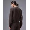 image:imagebaleaf Womens SweatshirtsDark Brown