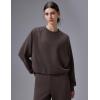 image:imagebaleaf Womens SweatshirtsDark Brown