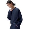 image:imagebaleaf Womens SweatshirtsNavy Blue