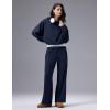 image:imagebaleaf Womens SweatshirtsNavy Blue