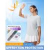 image:imagebaleaf Womens Workout Tops Short Sleeve Mesh Back Quick Dry Breathable UPF 50 Athletic Shirts for Running Gym Hiking TeeLight Gray