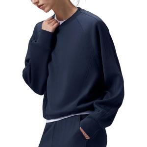 image:imagebaleaf Womens SweatshirtsNavy Blue