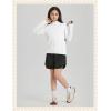 image:imagebaleaf Girls UPF 50 Rash Guard Sun Jacket Hoodie SPF UV Protection Full Zip Swim Shirts Long Sleeve for Kids