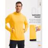 image:imagebaleaf Mens UPF 50 Sun Protection Hoodie Shirts Kangaroo Pocket UV SPF Performance Fishing Long Sleeve Rash Guard