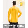 image:imagebaleaf Mens UPF 50 Sun Protection Hoodie Shirts Kangaroo Pocket UV SPF Performance Fishing Long Sleeve Rash Guard