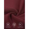 image:imagebaleaf Womens 10 Long Bermuda Shorts Above Knee Length with 3 Pockets Walking Athletic Workout High Rise Yoga RunningWine Red