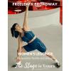 image:imagebaleaf Freeleaf Broadway Womens Biker Shorts with Pockets Dance Yoga Workout Gym Running 8 High Waist Short PantsNavy Blue