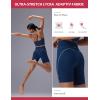 image:imagebaleaf Freeleaf Broadway Womens Biker Shorts with Pockets Dance Yoga Workout Gym Running 8 High Waist Short PantsNavy Blue