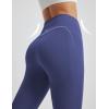 image:imagebaleaf Women 8 Biker Shorts with Pockets High Waisted Workout Short Tummy Control Yoga Gym Spandex Running VolleyballNavy Blue