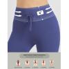 image:imagebaleaf Women 8 Biker Shorts with Pockets High Waisted Workout Short Tummy Control Yoga Gym Spandex Running VolleyballNavy Blue