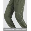 image:imagebaleaf Mens Hiking Pants Lightweight Quick Dry Elastic Waist Water Resistant Cargo Pants with 6 Pockets Fishing OutdoorArmy Green