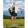 image:imagebaleaf Skorts for Women with Pockets Athletic Skort High Waisted Hiking Cargo Golf Travel Skirts Water Resistant UPF 50Black