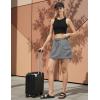 image:imagebaleaf Skorts for Women with Pockets Athletic Skort High Waisted Hiking Cargo Golf Travel Skirts Water Resistant UPF 50Dark Gray