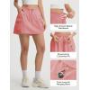 image:imagebaleaf Skorts for Women with Pockets Athletic Skort High Waisted Hiking Cargo Golf Travel Skirts Water Resistant UPF 50Light Pink