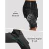 image:imagebaleaf Womens 15 Long Shorts with 7 Pockets Knee Length Hiking Bermuda Shorts Lightweight Quick Dry Cargo CaprisBlack