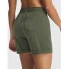 image:imagebaleaf Womens 5 Hiking Shorts with Zipper Pockets Lightweight Water Resistant Strech Quick Dry Golf Athletic ShortsArmy Green