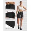 image:imagebaleaf Womens 5 Hiking Shorts with Zipper Pockets Lightweight Water Resistant Strech Quick Dry Golf Athletic ShortsBlack