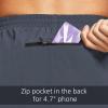 image:imagebaleaf Mens 5 Running Athletic Shorts for Workout Gym Tennis Sports Lightweight Quick Dry with Zipper PocketGray