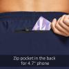 image:imagebaleaf Mens 5 Running Athletic Shorts for Workout Gym Tennis Sports Lightweight Quick Dry with Zipper PocketNavy